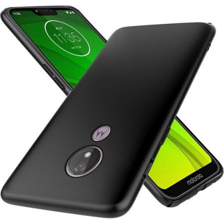 Soft TPU hoesje zwart Silicone Case Motorola Moto G7 Play