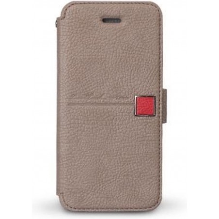 Zenus hoesje voor Samsung Galaxy Note 2 Masstige Color Point Diary Series - Grey
