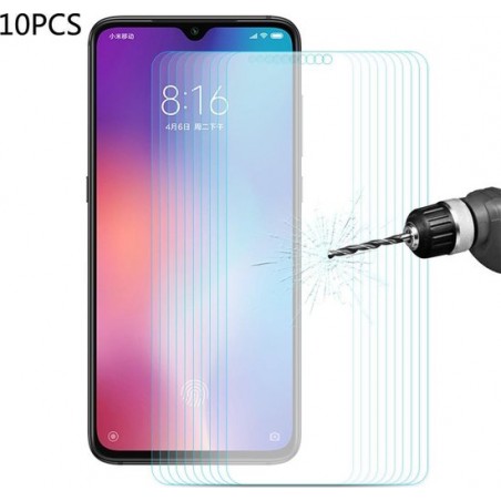 Let op type!! 10 PC's ENKAY Hat-Prins 0 26 mm 9H 2.5D gebogen rand getemperd glas Film voor Xiaomi Mi 9