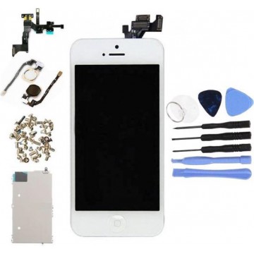 Voor Apple iPhone 5 - A+ Voorgemonteerd LCD scherm Wit & Tools