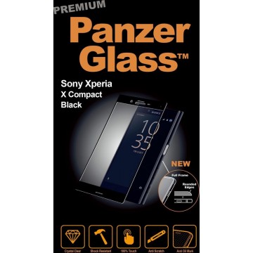 PanzerGlass Premium Screenprotector Sony Xperia X Compact - Black