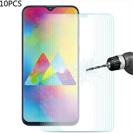 Let op type!! 10 PC's ENKAY Hat-Prins 0 26 mm 9H 2.5D gebogen rand getemperd glas Film voor Galaxy M30