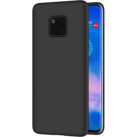 Huawei Mate 20 Pro - Silicone Hoesje - Zwart