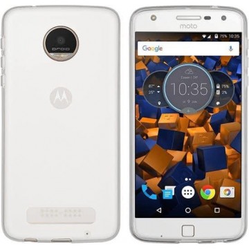 CoolSkin3T TPU Case voor de Motorola Moto Z Play Transparant Wit