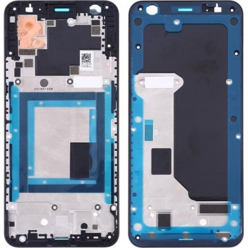 Front Behuizing LCD Frame Bezel Plate voor Google Pixel 3a (zwart)