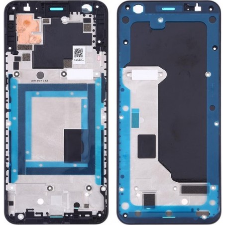 Front Behuizing LCD Frame Bezel Plate voor Google Pixel 3a (zwart)