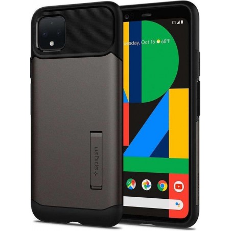 Spigen Slim Armor Google Pixel 4 XL Hoesje - Gunmetal