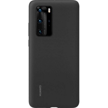 Huawei P40 Pro Silicon Protective Case - Zwart