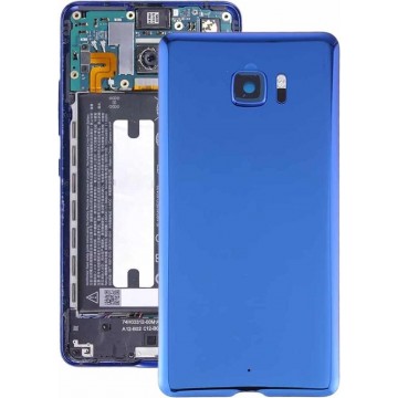 Batterij achterkant met cameralensdeksel voor HTC U Ultra (blauw)