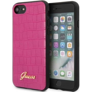 Guess Crocodile Hard Case voor Apple iPhone 7/8/SE (2020) - Roze