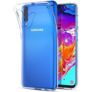 Samsung A70 Hoesje Transparant - samsung a70 hoesje transparant Siliconen Case Cover Doorzichtig