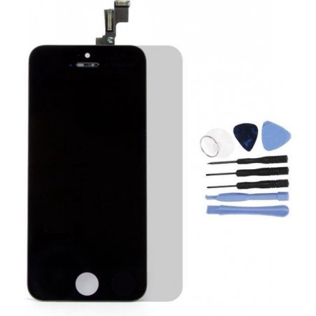 Voor Apple iPhone 5C - AAA+ LCD scherm Zwart + Tools & Screenguard