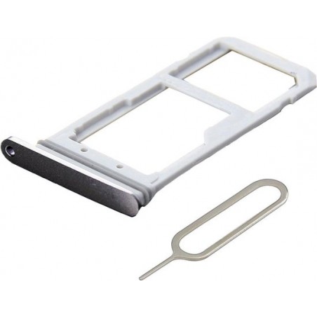 MMOBIEL Sim Tray Kaart Houder Nano Slot voor Samsung S7 Edge (ZWART)