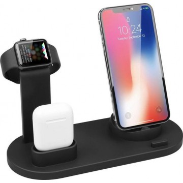 Apple 3 In 1 Oplaadstation - Oplaadstation iPhone - Draadloze oplader - AirPods - Apple Watch - iPhone Oplader