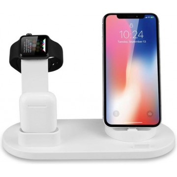 Apple 3 In 1 Oplaadstation - Oplaadstation iPhone - Draadloze oplader - AirPods - Apple Watch - iPhone Oplader