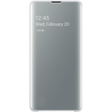 Samsung clear view cover - wit - voor Samsung Galaxy S10