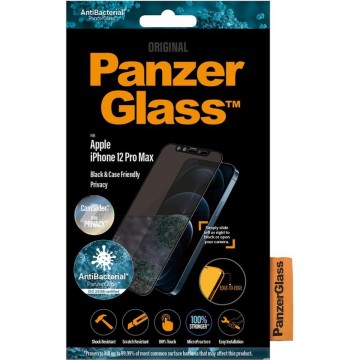 PanzerGlass CamSlider™ Privacy Screenprotector voor iPhone 12 Pro Max