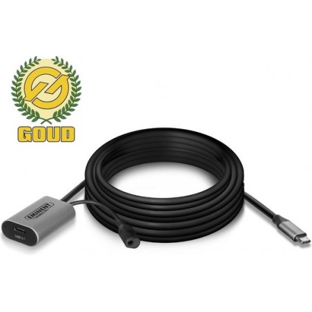Eminent EM1535 USB-kabel 5 m 3.2 Gen 1 (3.1 Gen 1) USB C Zwart