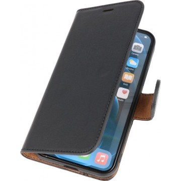 DiLedro iPhone 12 (Pro) Hoesje Bookcase Shock Proof - Rustic Black