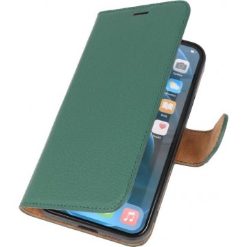 DiLedro iPhone 12 Mini Hoesje Bookcase Shock Proof - Moss Green