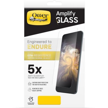 OtterBox Amplify Anti-Microbial screenprotector Voor Apple iPhone 12 / iPhone 12 Pro