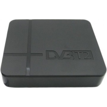 Let op type!! Mini Terrestrische HD DVB-T2 ontvanger Set Top TV Box  ondersteunt USB / HDMI / MPEG4 /H.264 (zwart)