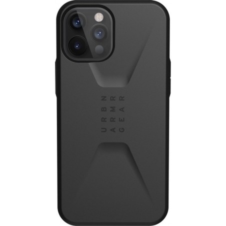 UAG Civilian Backcover iPhone 12 Pro Max hoesje - Zwart