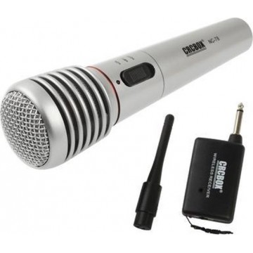Let op type!! Handheld draadloze / Kabelgebonden microfoon met de ontvanger & antenne  effectieve afstand: 15-30m