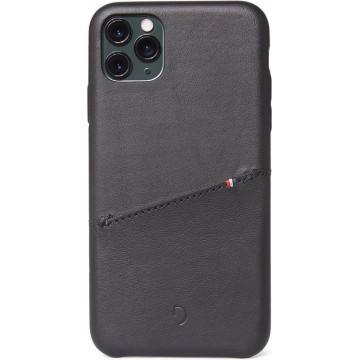 Decoded Back Cover Card Case iPhone 11 Pro Max Zwart