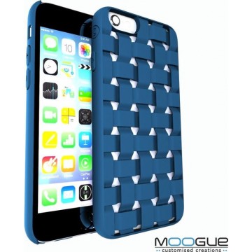 iPhone 6 - 3D print hoesje - Blauw - Woven