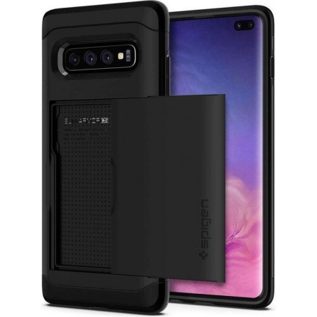 Spigen Slim Armor CS Samsung Galaxy S10 Plus Hoesje Zwart