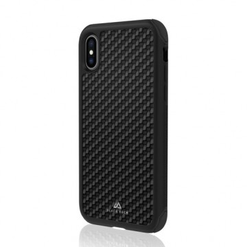 Black Rock Cover Real Carbon iPhone 11 zwart