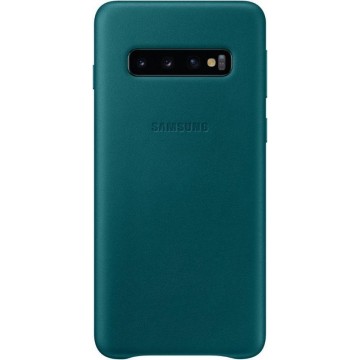 Samsung Lederen Cover - voor Samsung Galaxy S10 - Groen