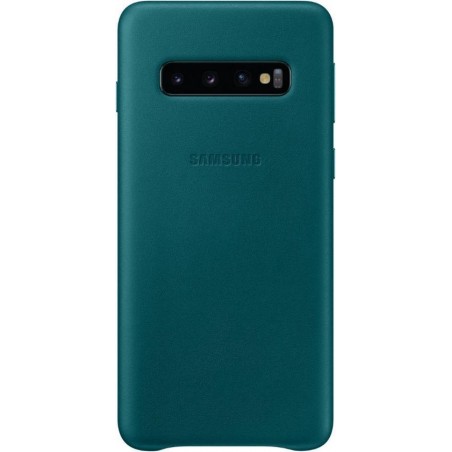 Samsung Lederen Cover - voor Samsung Galaxy S10 - Groen