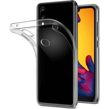 TPU Hoesje Back Cover voor Huawei P20 Lite Transparant