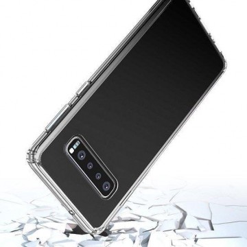 Samsung Galaxy S10 hoesje - Soft siliconen - Transparant - flexibele hoesje
