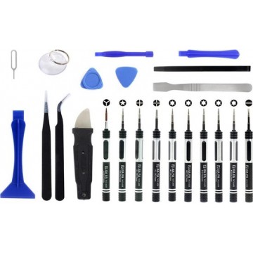 Let op type!! JF-8138 22 in 1 Multi-model Available Metal + Plastic Disassemble Repair Tool Kit