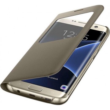 Samsung - Galaxy S7 edge S-View Cover - Goud
