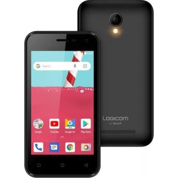 Logicom Le Smooth FR 10,2 cm (4") Dual SIM Android 8.1 3G Micro-USB 0,512 GB 8 GB 1500 mAh Zwart