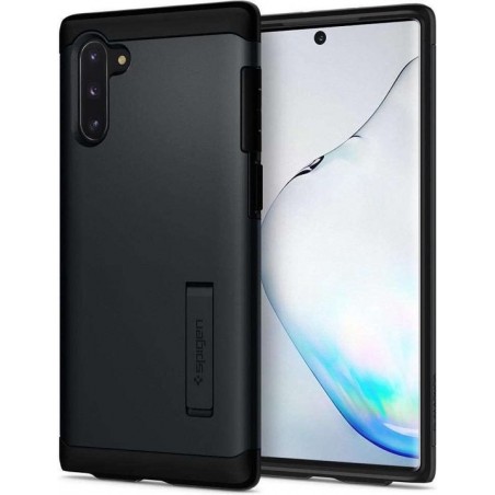 Hoesje Samsung Galaxy Note 10 - Spigen Slim Armor Case - Metal Slate