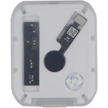 Nieuwste - Universele en werkende vervangende home button voor IPhone 7 / 7P /8 /8P – met drukfunctie – zwart
