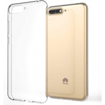 Huawei Y6 2018 - Silicone Hoesje - Transparant