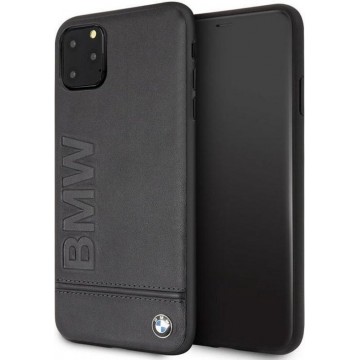 BMW Signature Leather Hard Case - Apple iPhone 11 Pro Max (6.5'') - Zwart