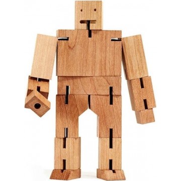 Let op type!! Magische kubus Robot DIY puzzel speelgoed houten bouwstenen educatief spel voor kinderen