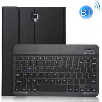 Let op type!! Ultra-dunne afneembaar Bluetooth toetsenbord lederen Case voor Galaxy Tab een 10.5 T590 / T595  met houder (zwart)
