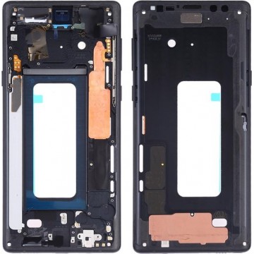 Middenframe bezelplaat met zijtoetsen voor Samsung Galaxy Note9 SM-N960F / DS, SM-N960U, SM-N9600 / DS (zwart)