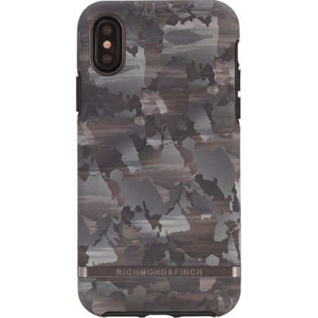 Richmond & Finch Camouflage - Black details for iPhone XS Max colourful