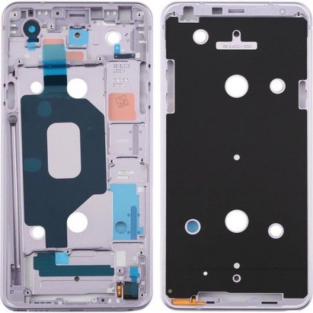 Front Behuizing LCD Frame Bezel Plate voor LG Q Stylo 4 Q710 Q710MS Q710CS (Paars)