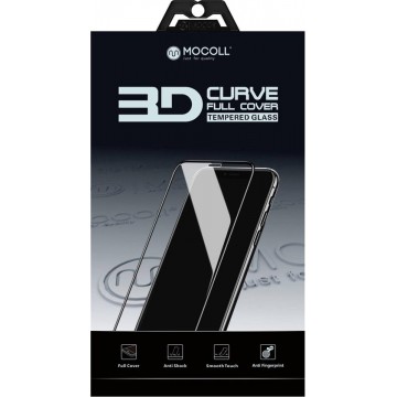Mocoll 3D Full Cover 9H zwart iPhone XR / 11 rounded edge