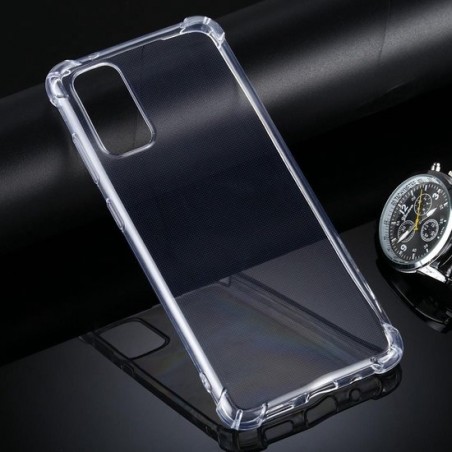 Let op type!! Voor Samsung Galaxy S20 Vierhoek anti-drop ultra-dunne TPU case (transparant)